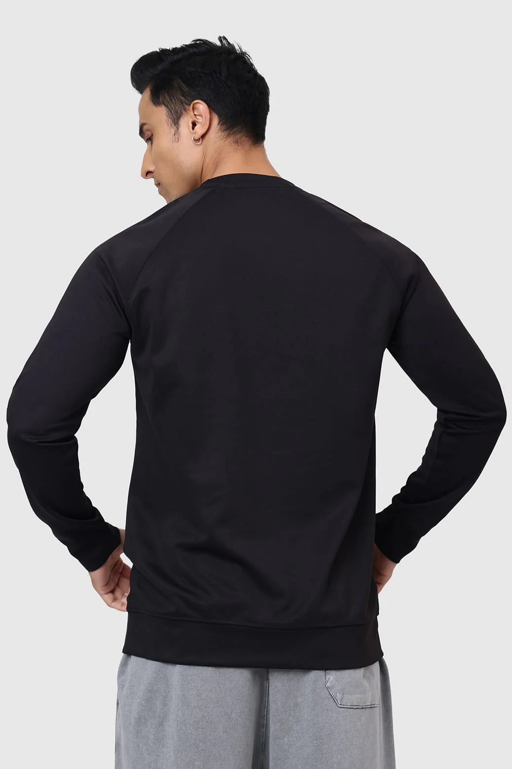 Polish Sweatshirt Black - Image 6
