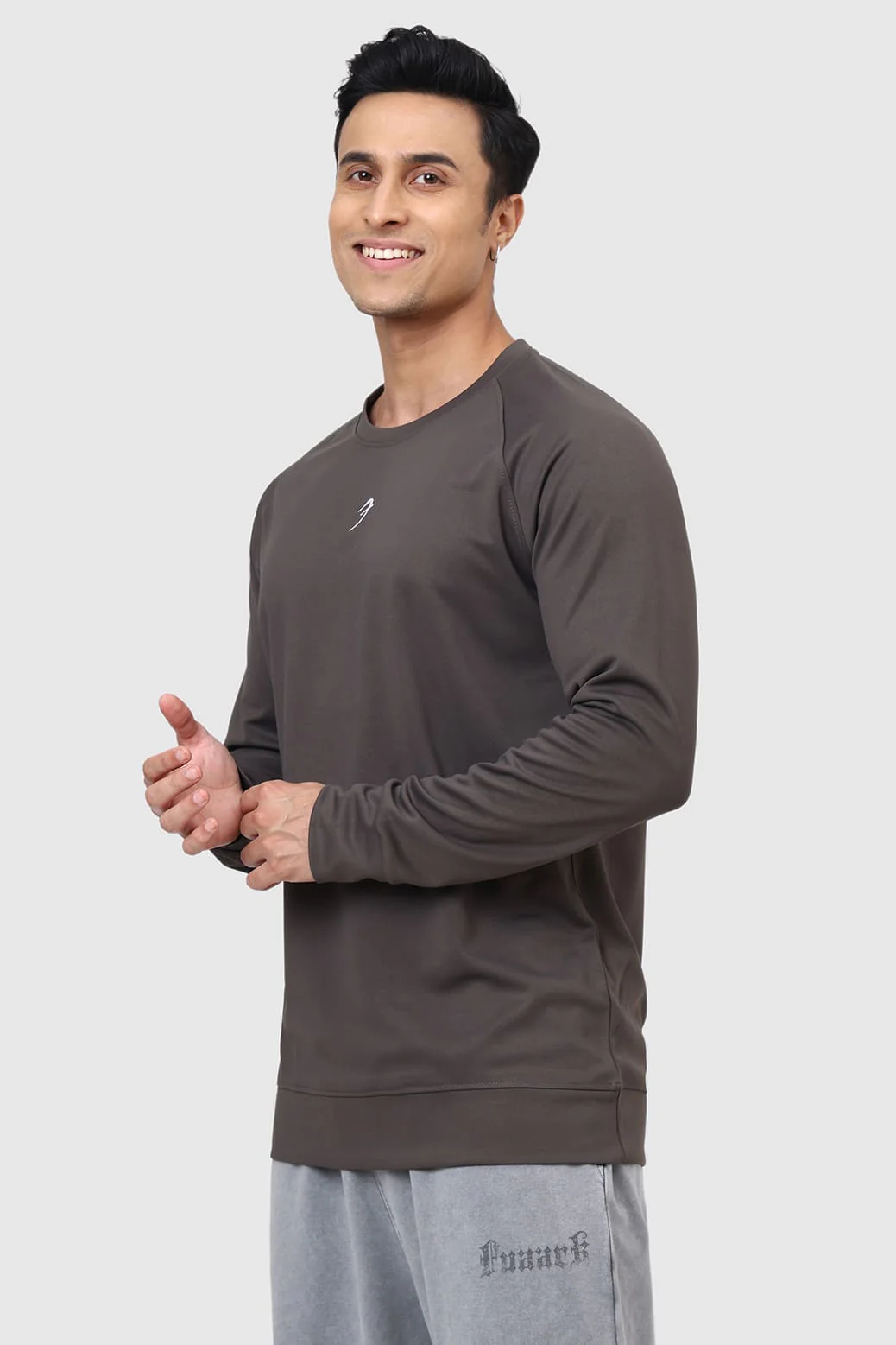 Polish Sweatshirt Dark Grey - Image 5