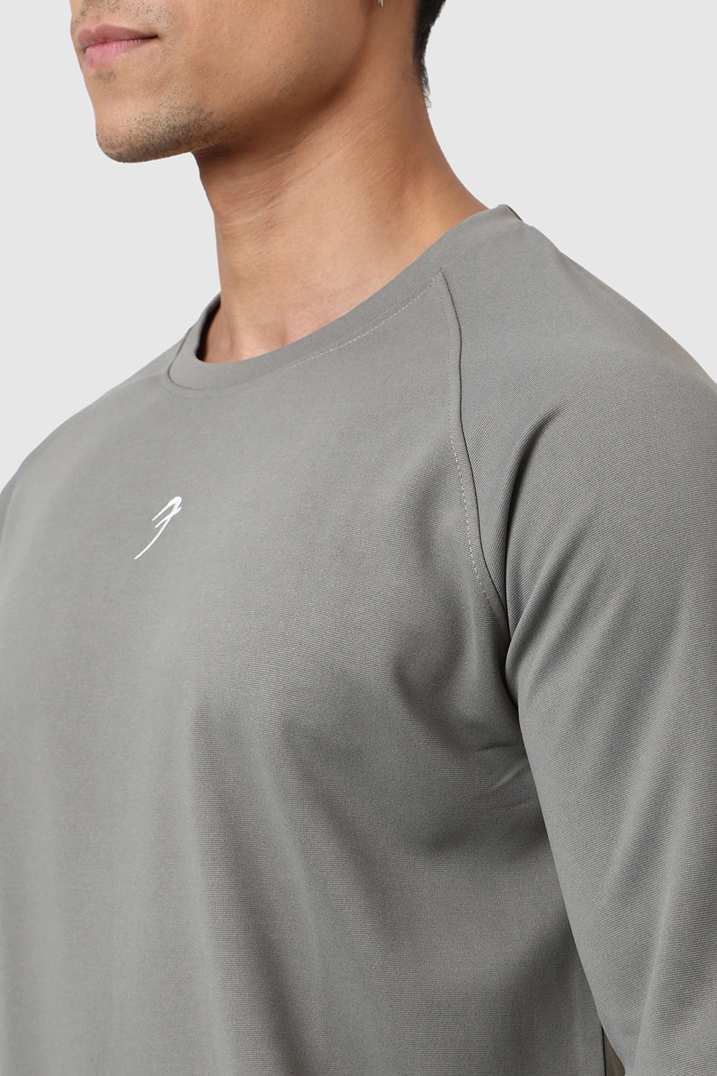 Polish Sweatshirt Light Grey - Image 4