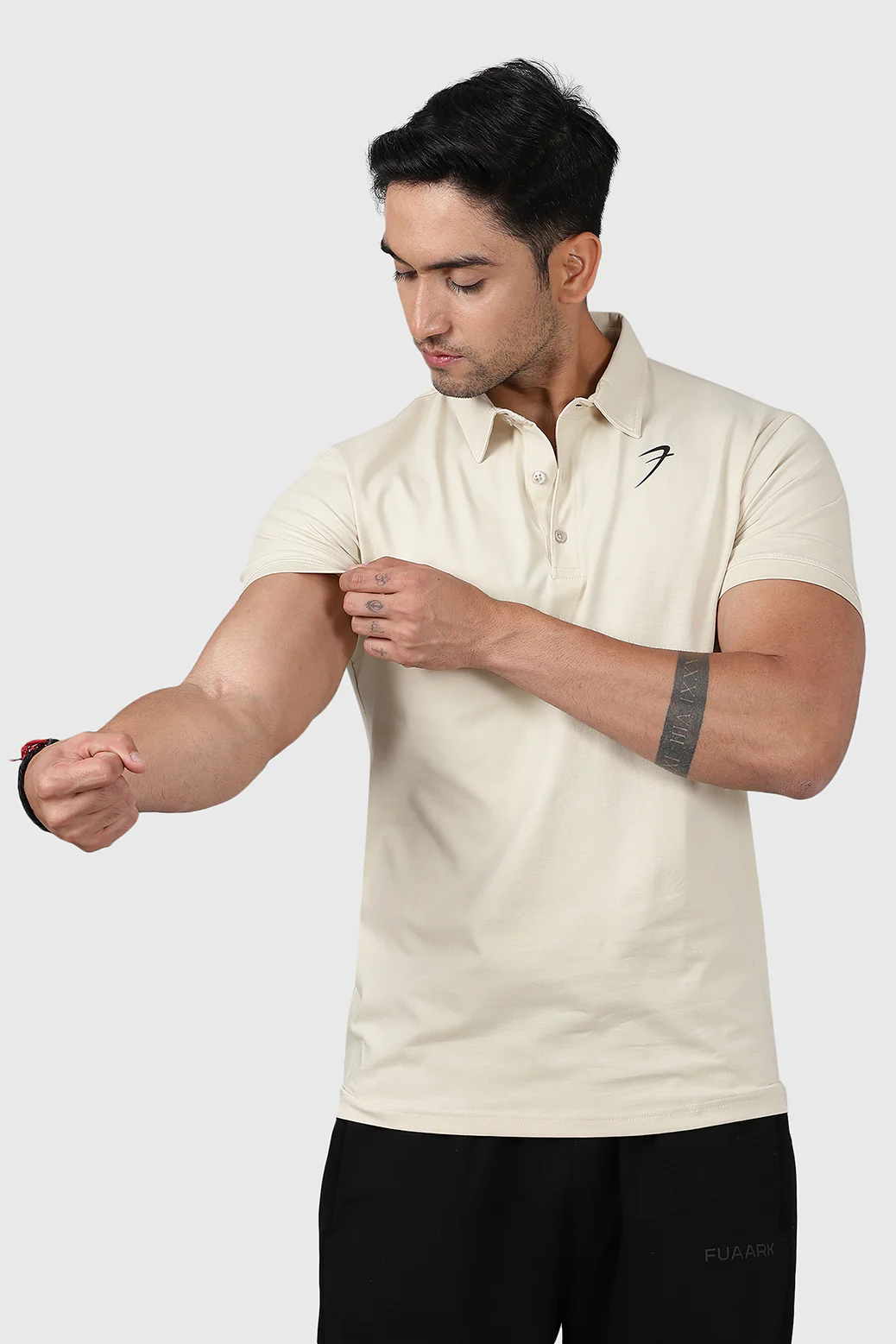 Polo T-shirt Beige - Image 5