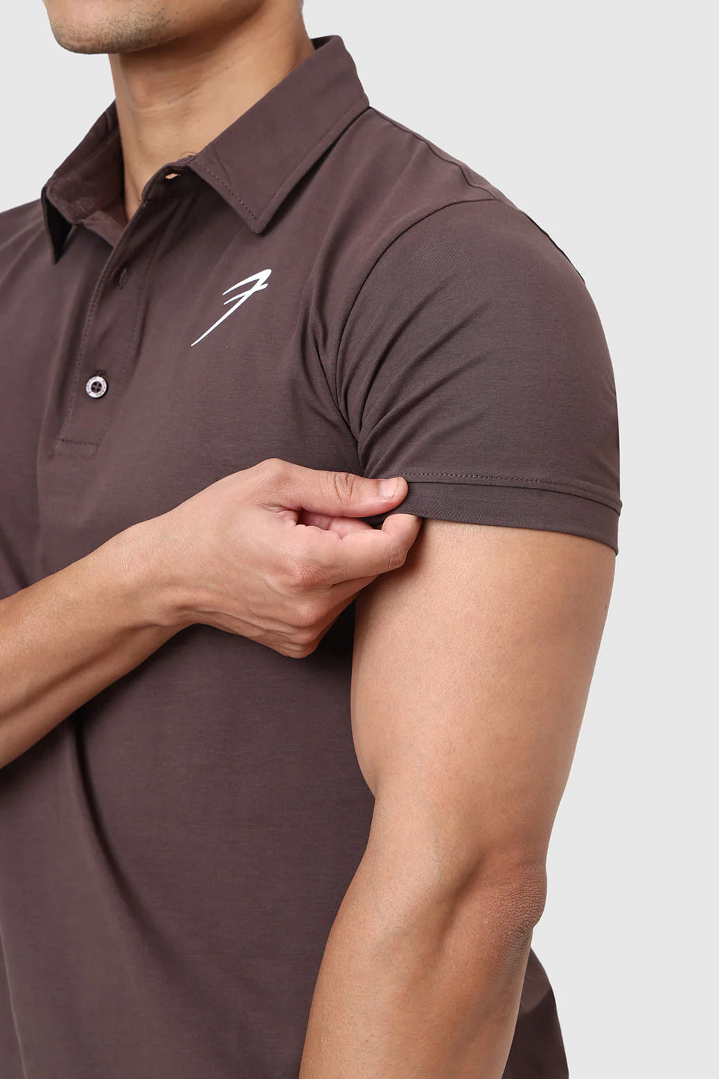 Polo T-shirt Brown - Image 3