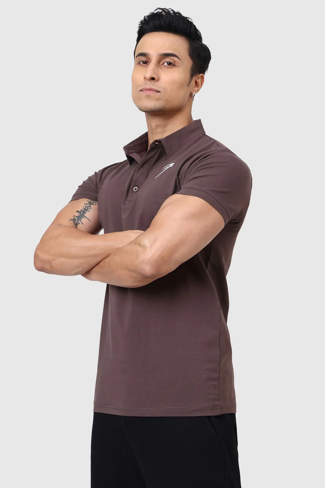 Polo T-shirt Brown - Image 5