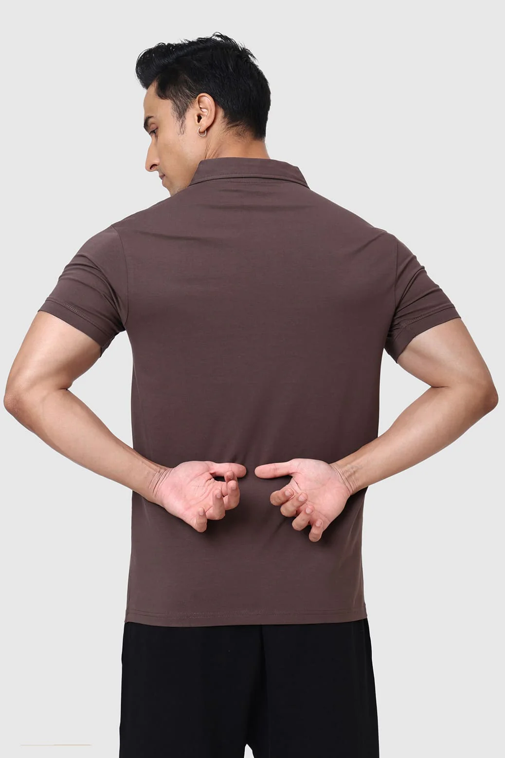 Polo T-shirt Brown - Image 6