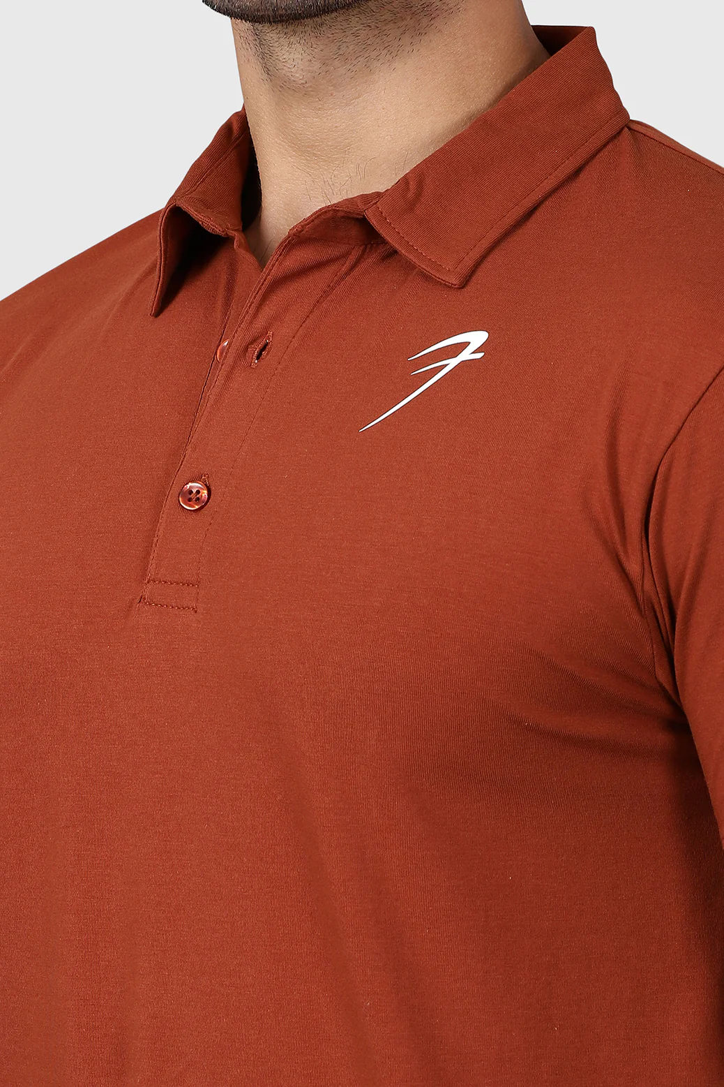 Polo T-shirt Salsa Brown - Image 3