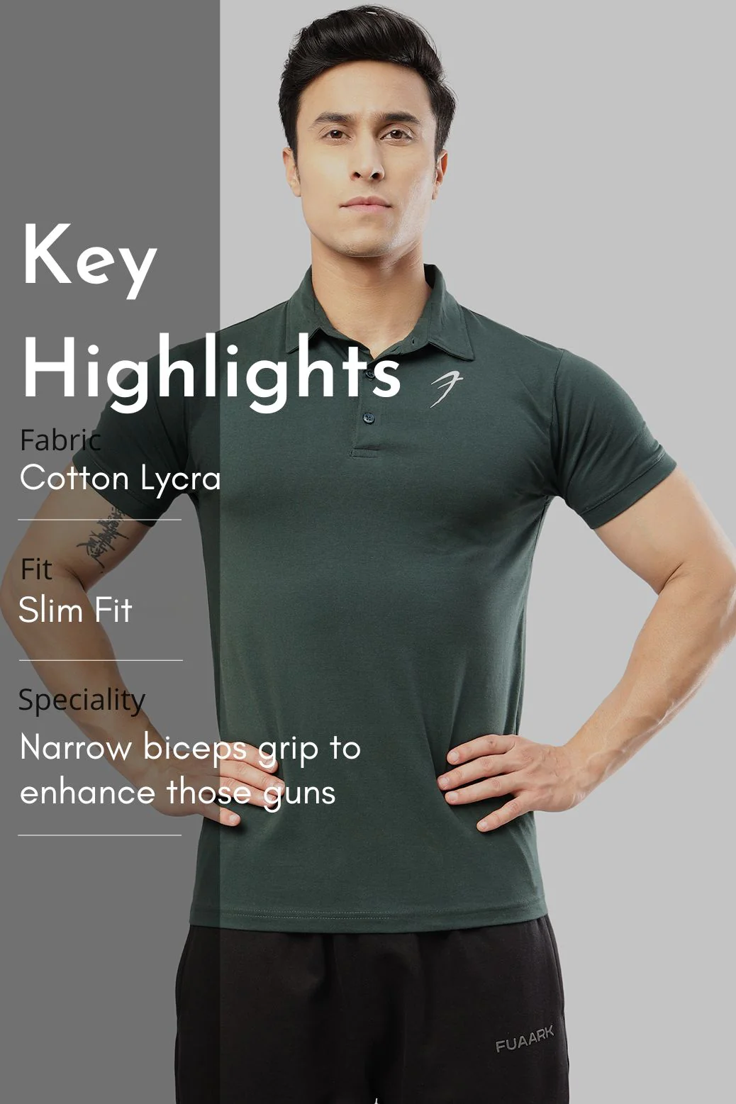 Polo T-shirt Green - Image 7