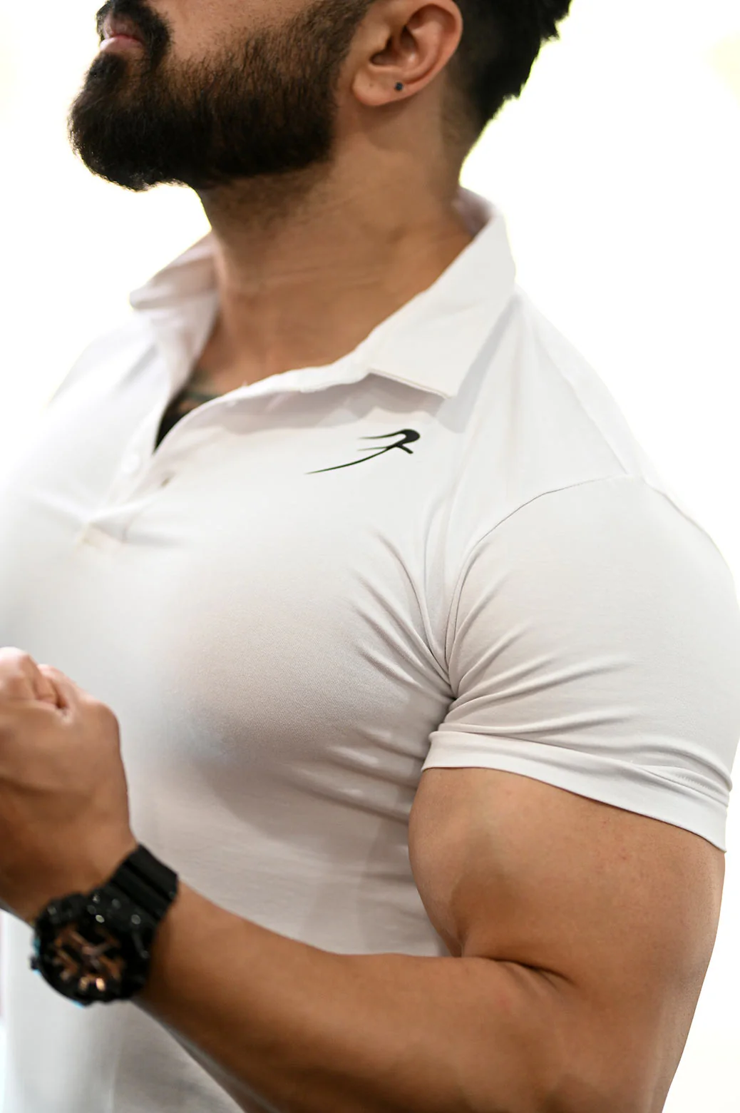 Polo T-shirt White - Image 3