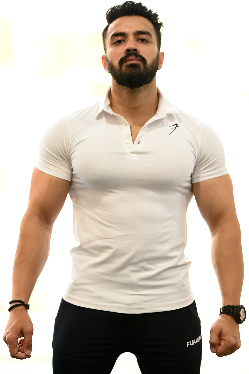 Polo T-shirt White - Image 4