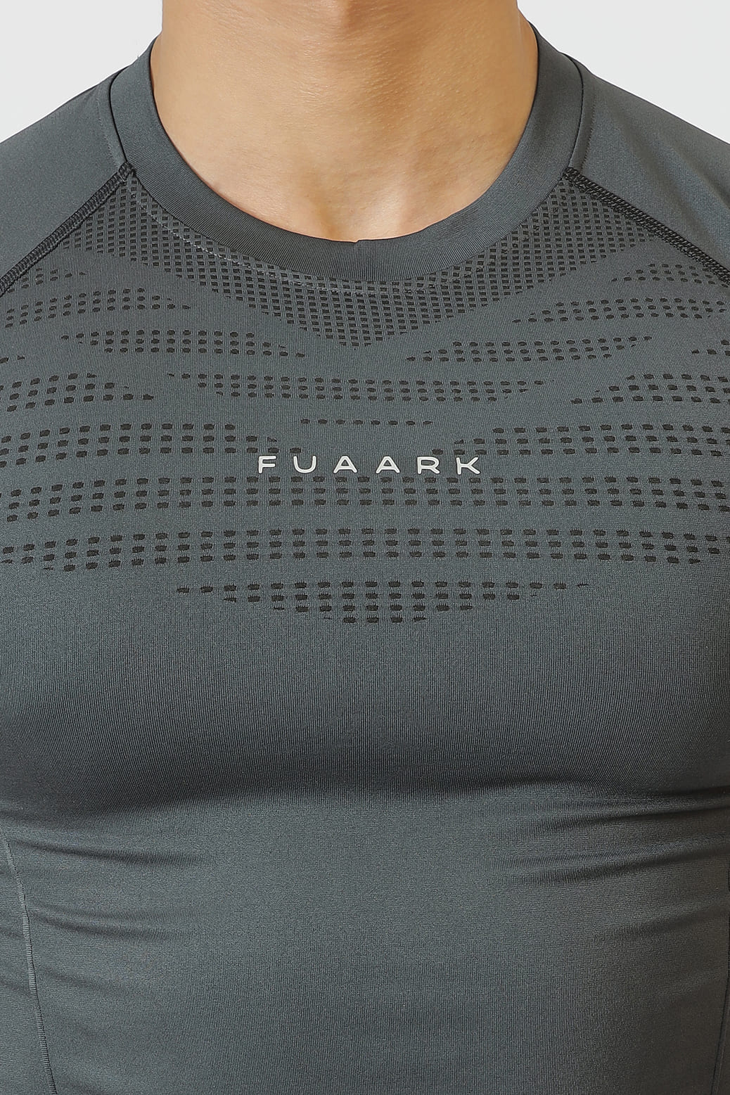 Power Seamless T-shirt Grey/Fuaark - Image 3