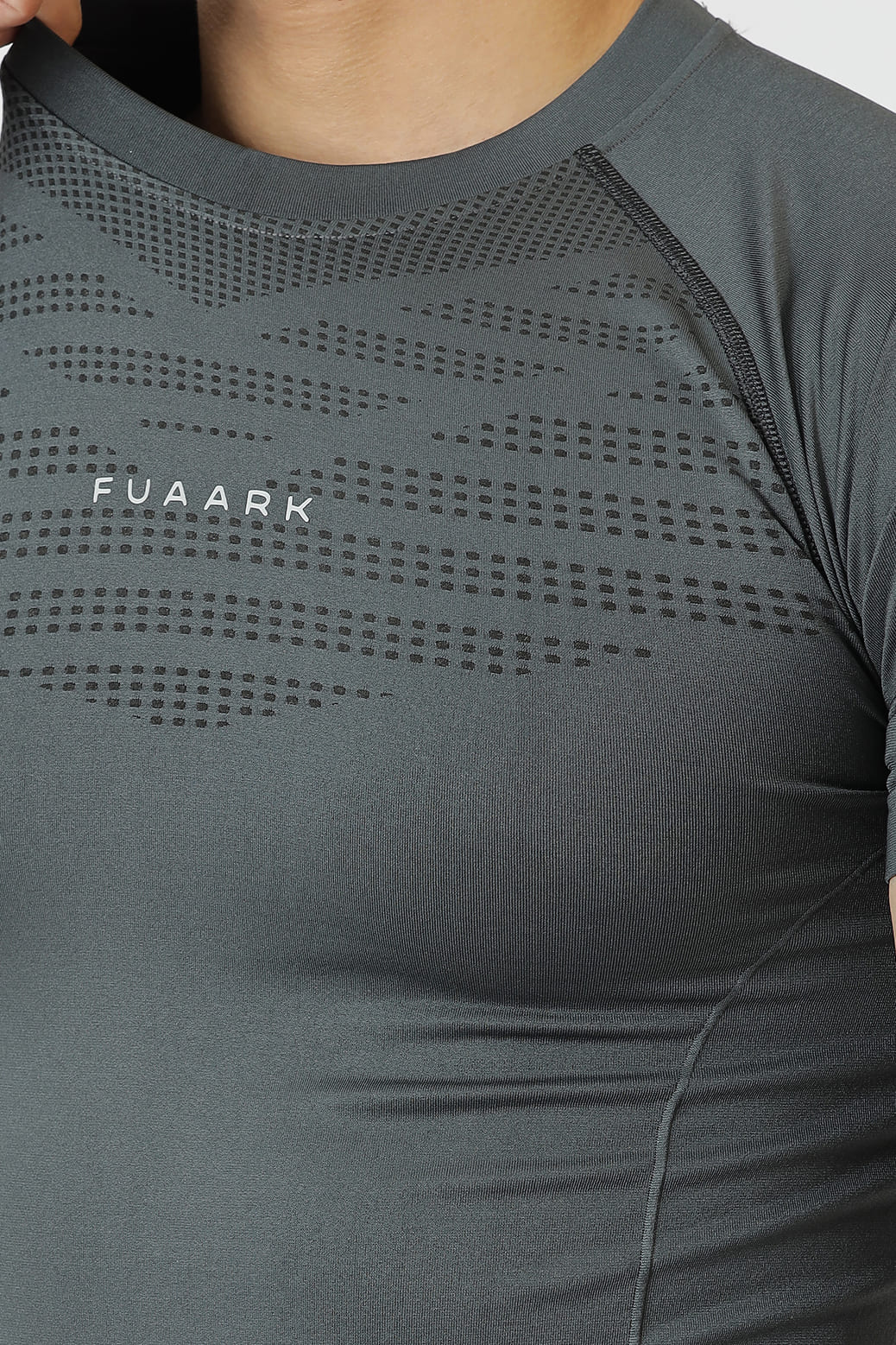 Power Seamless T-shirt Grey/Fuaark - Image 7