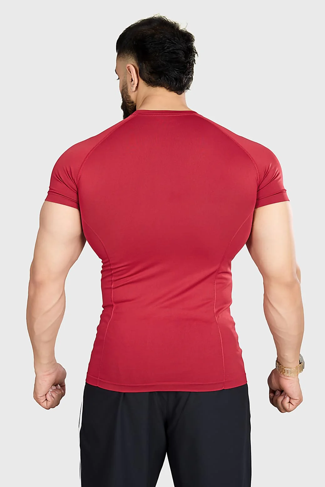 Power Seamless T-shirt Red/ Fuaark - Image 6