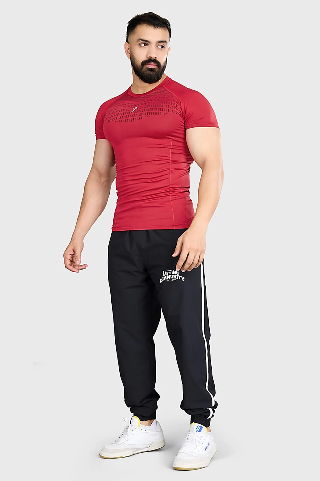 Power Seamless T-shirt Red/Logo - Image 2