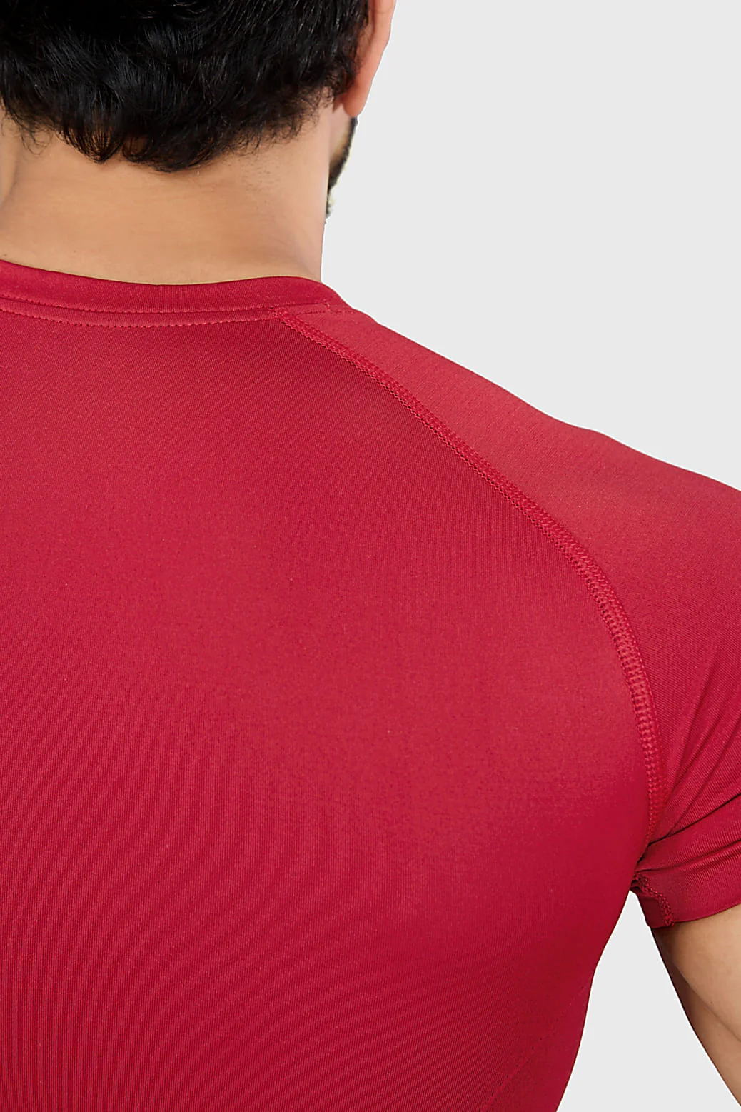 Power Seamless T-shirt Red/Logo - Image 4