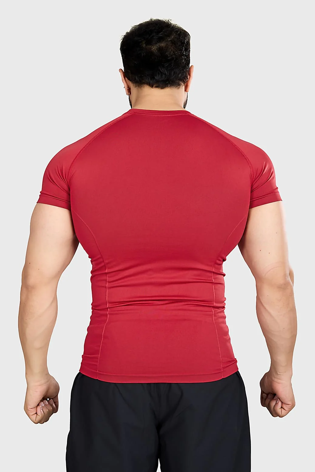 Power Seamless T-shirt Red/Logo - Image 5