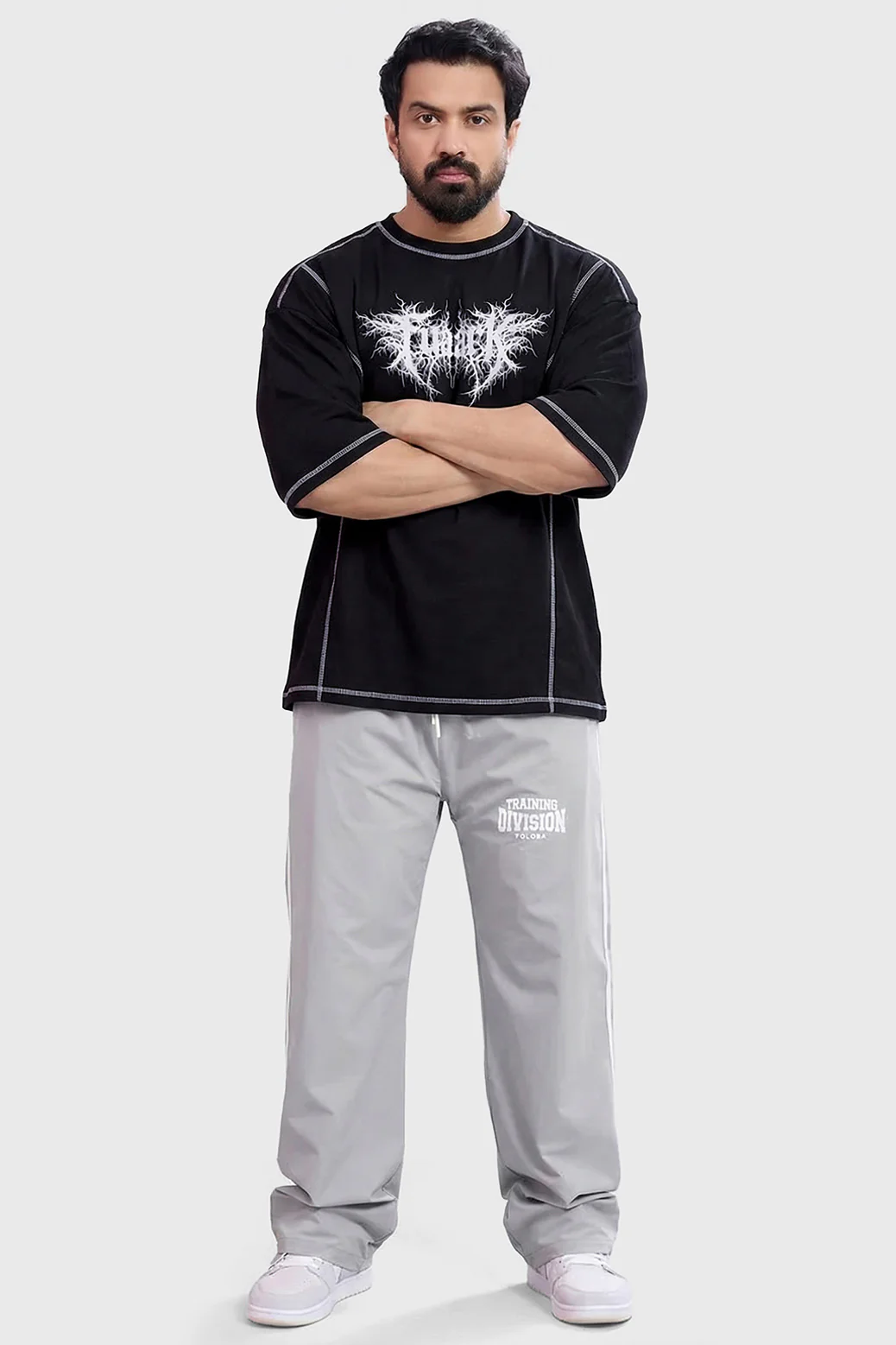 Primal Code Oversized T-shirt Black - Image 5