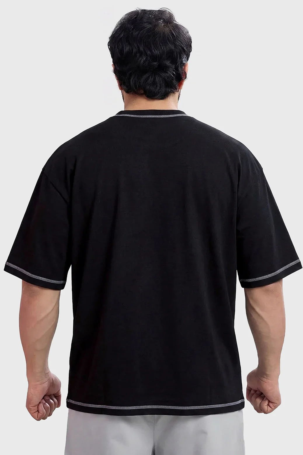 Primal Code Oversized T-shirt Black - Image 6