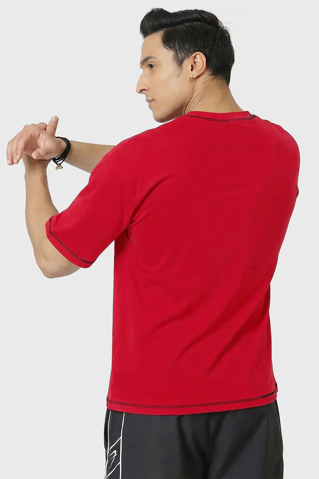Primal Code Oversized T-shirt Red - Image 6