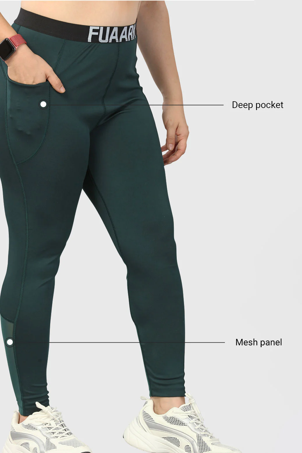Pro Leggings Green - Image 2