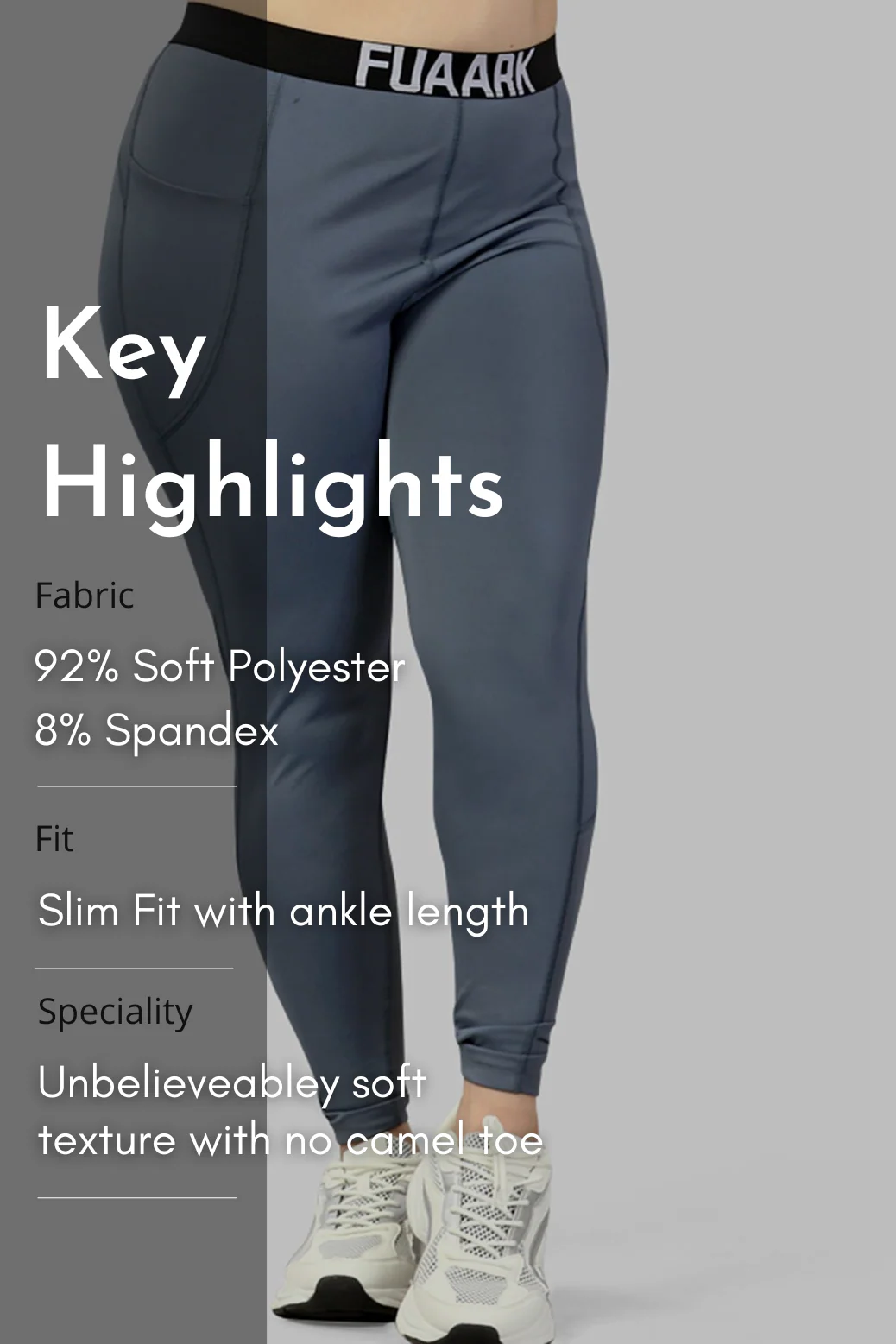 Pro Leggings Silver - Image 8