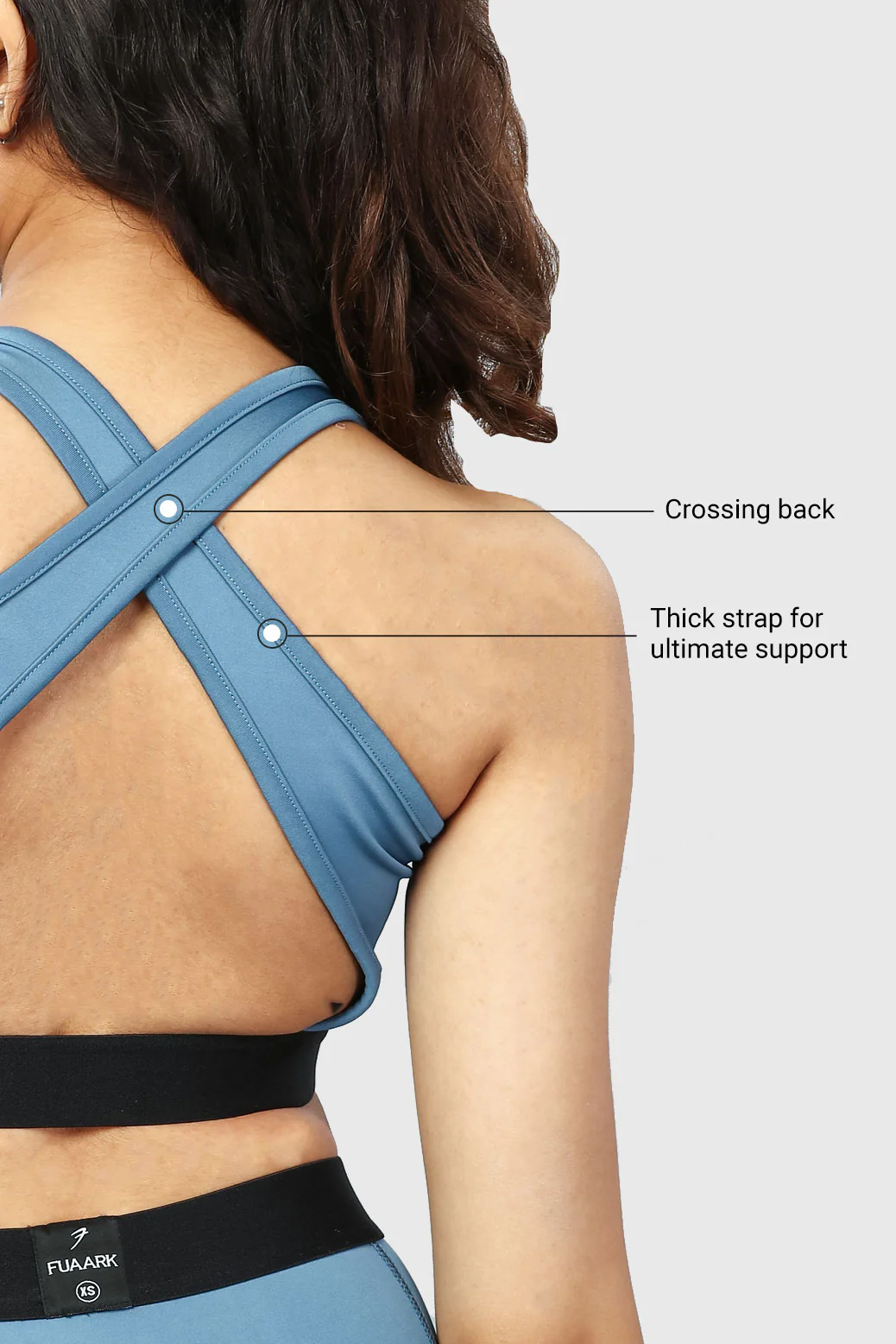 Pro Sports Bra Ocean Blue - Image 4