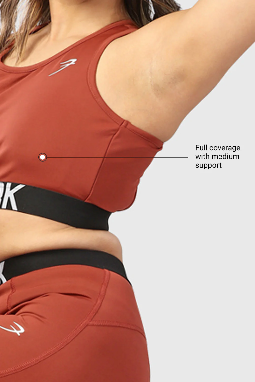 Pro Sports Bra Rust - Image 6