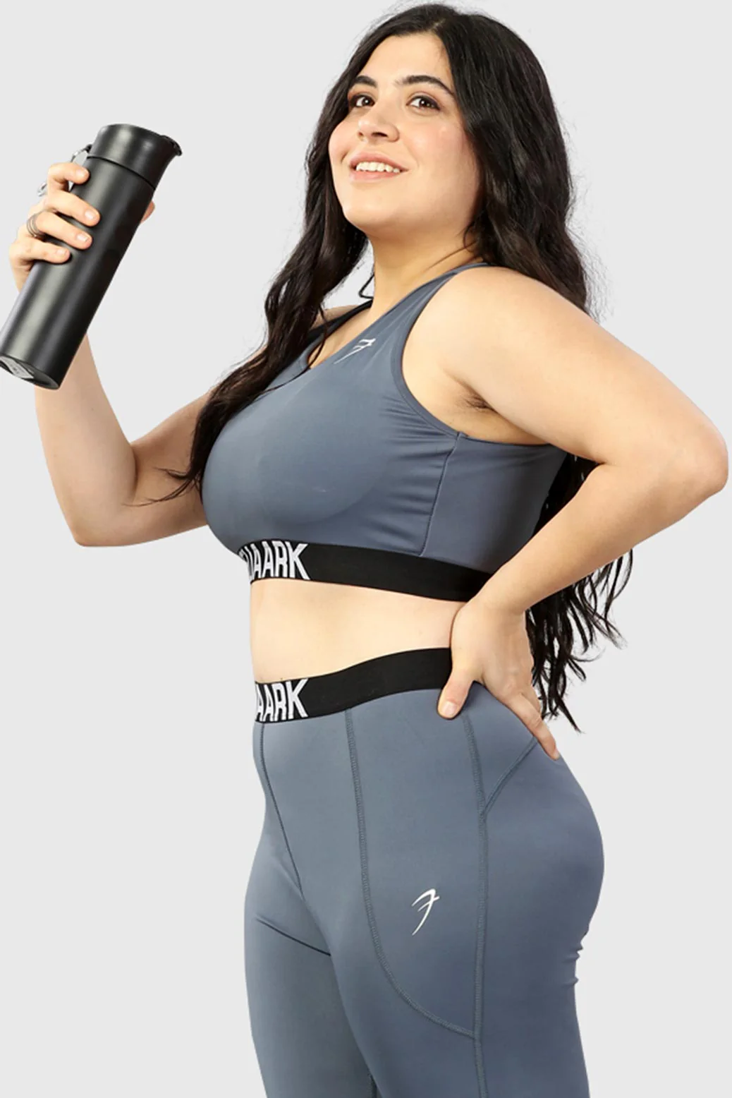 Pro Sports Bra Silver - Image 2