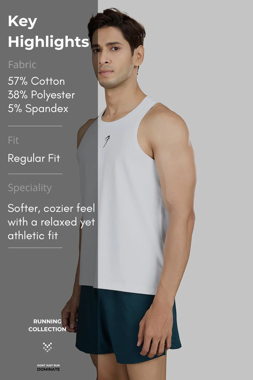 Pulse Running Tank White - Image 6