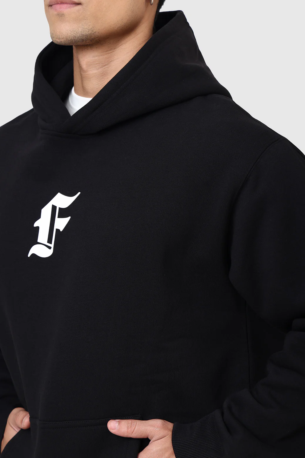 Rage Oversized Hoodie Black - Image 4