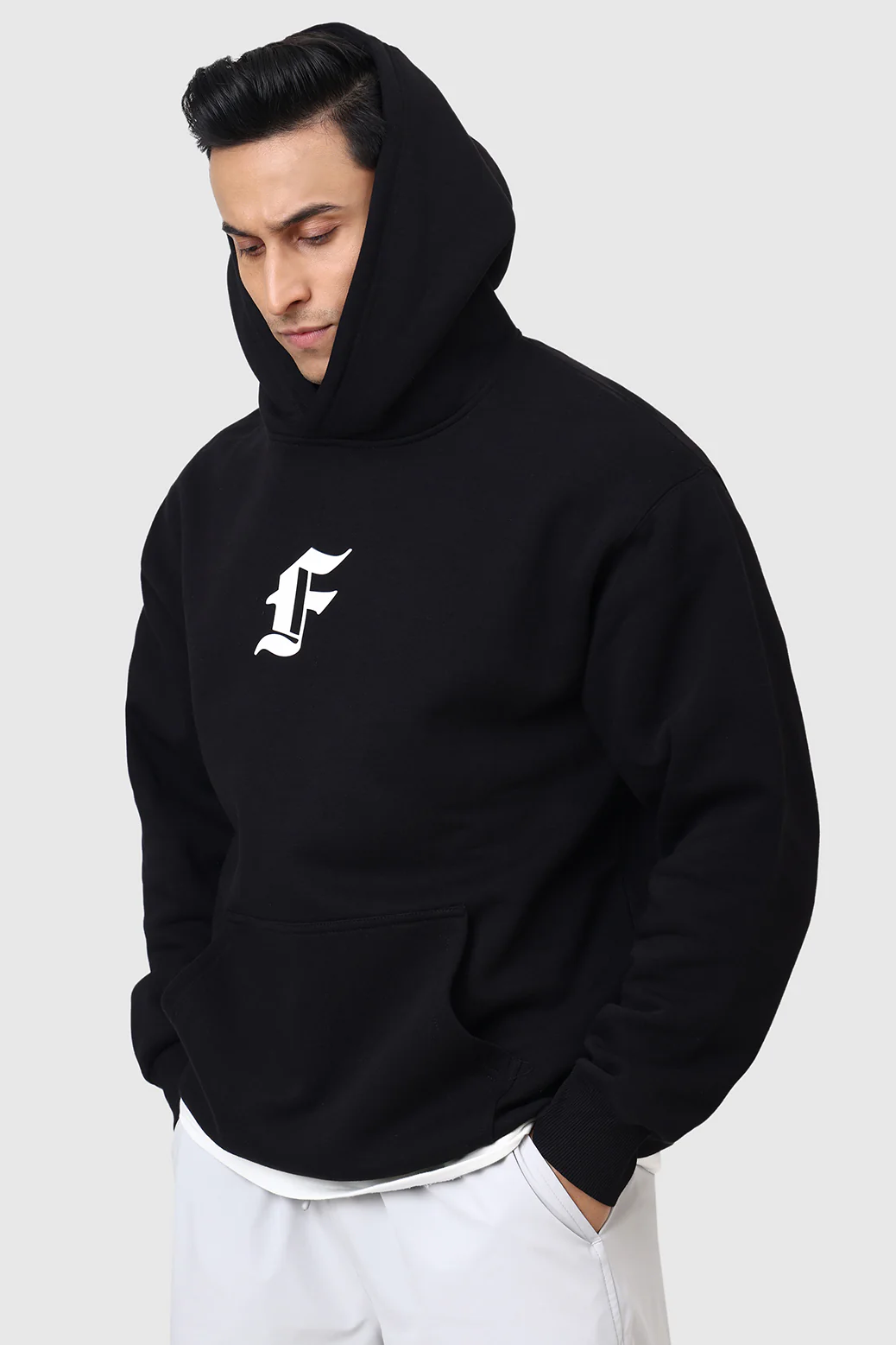 Rage Oversized Hoodie Black - Image 5