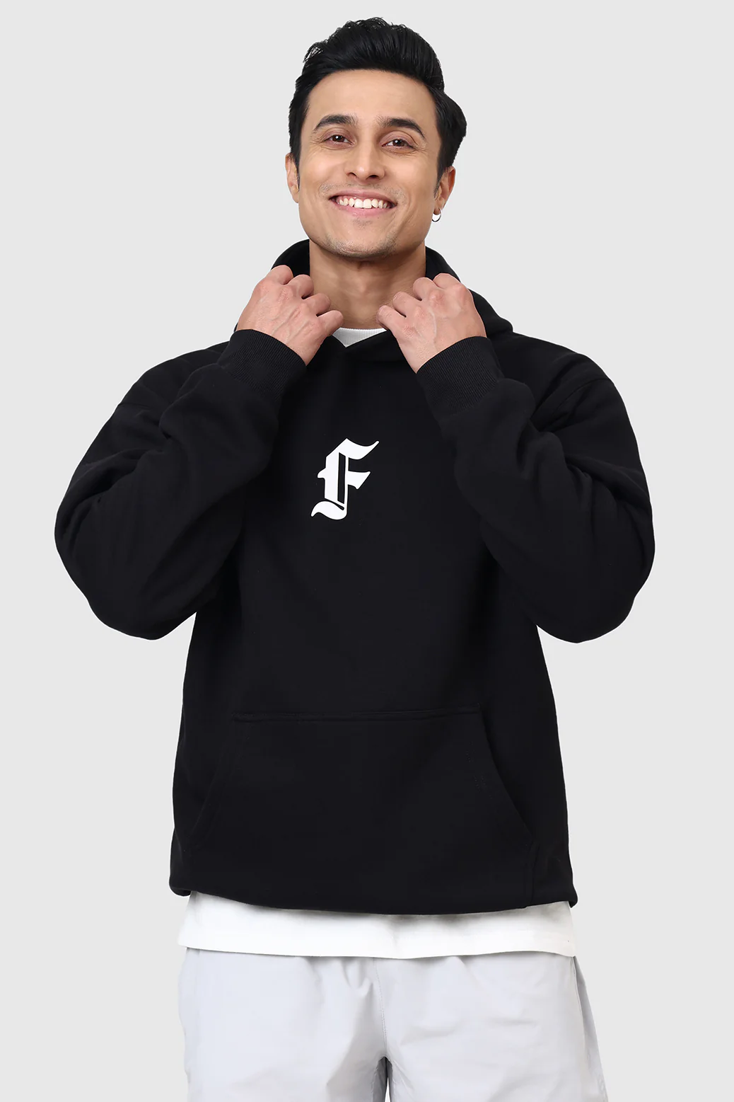 Rage Oversized Hoodie Black - Image 6