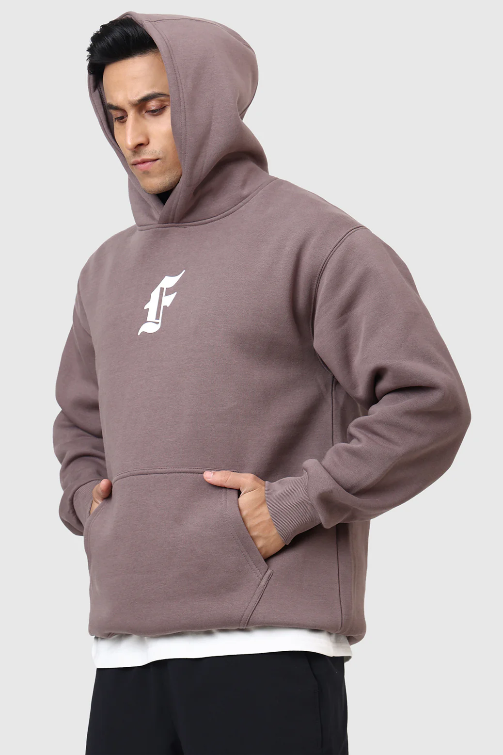 Rage Oversized Hoodie Brown - Image 8