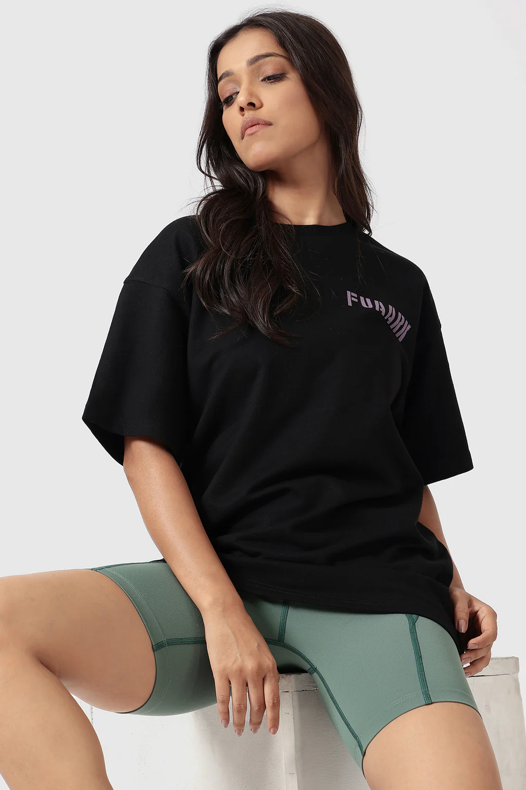Rage Oversized T-shirts Black - Image 5
