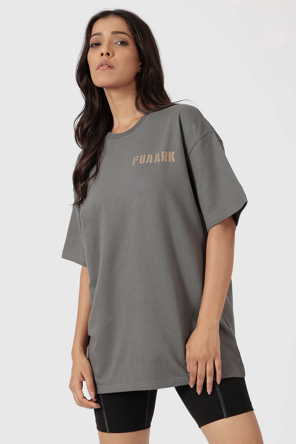 Rage Oversized T-shirts Charcoal - Image 5