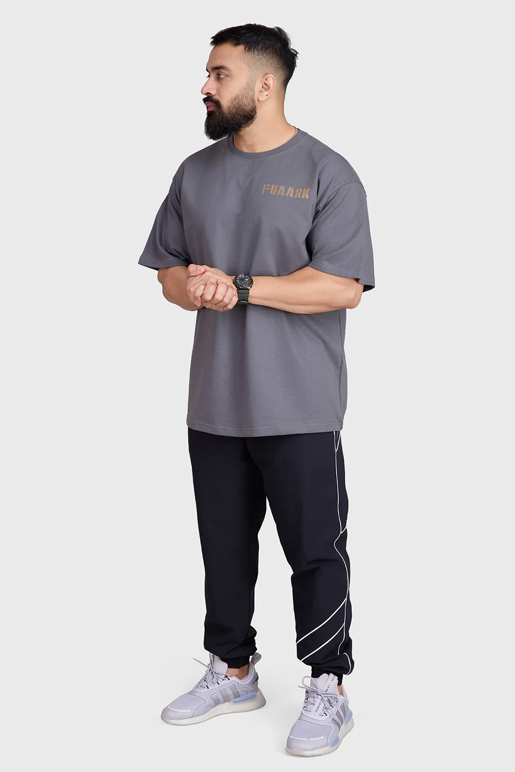 Rage Oversized T-shirts Charcoal - Image 6
