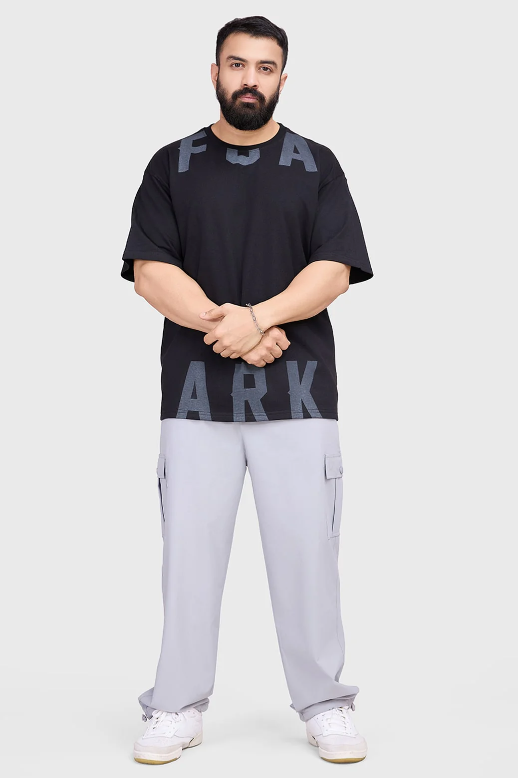 Refined Oversized T-shirt Black - Image 2