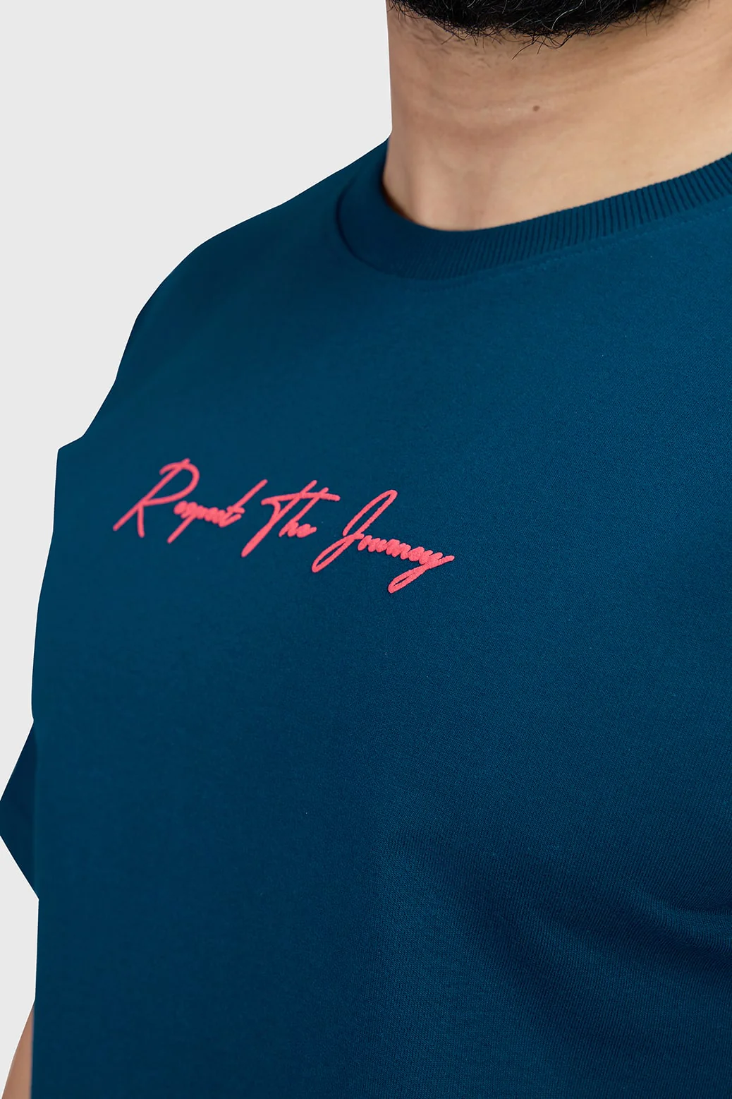 Respect The Journey Oversized T-shirt Teal - Image 5