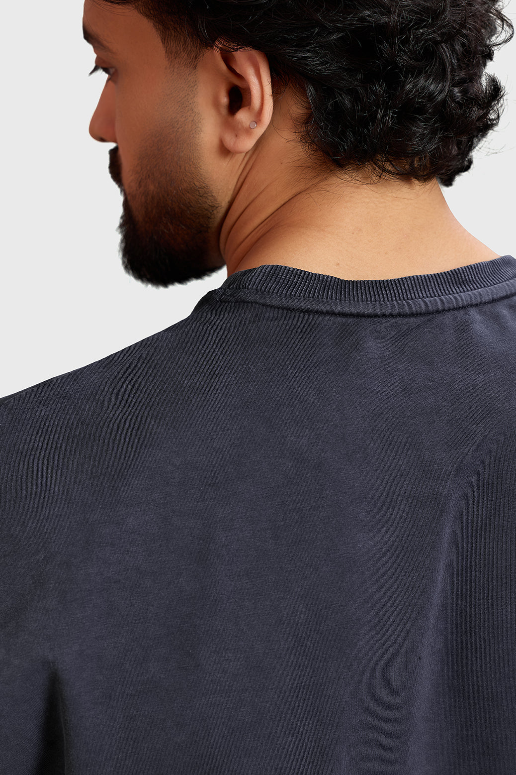 Restricted Washed Capsleeve Tank Dark Grey - Image 3