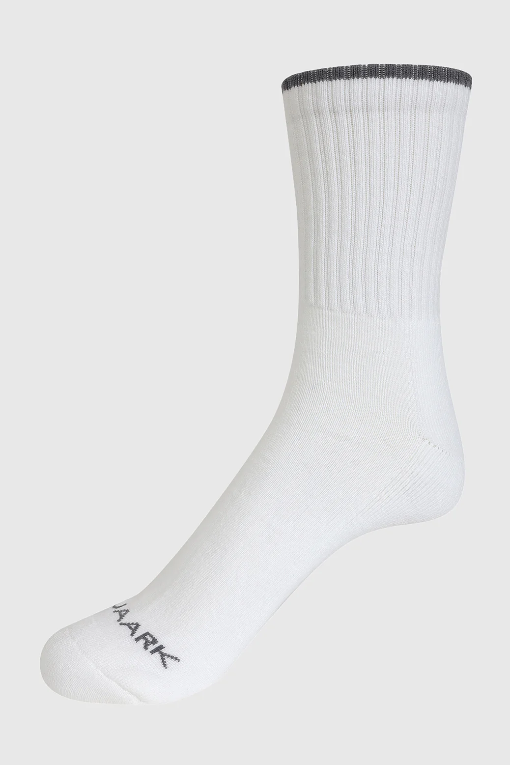 Revenge Crew Socks White/Grey - Image 4