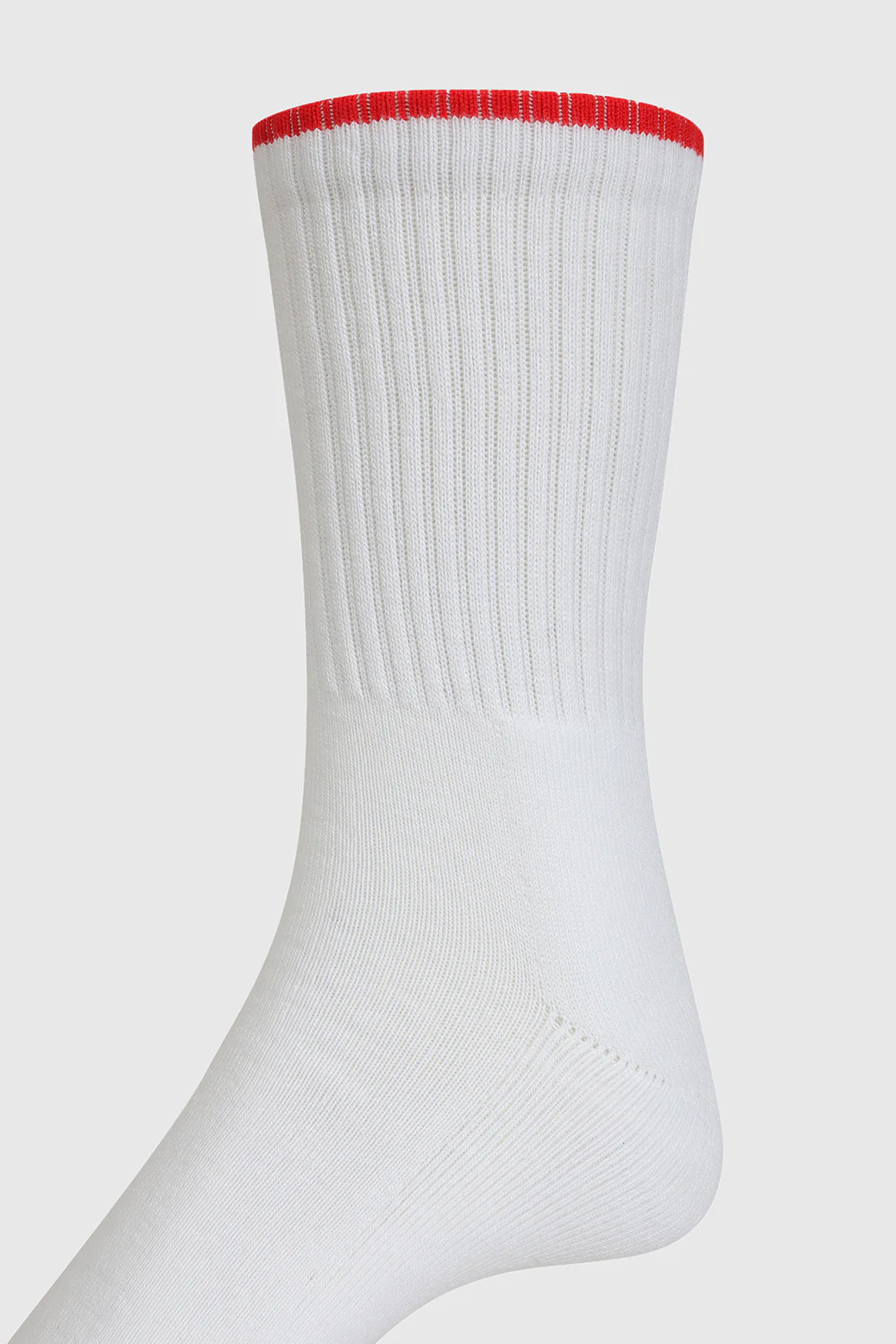 Revenge Crew Socks White/Red - Image 3