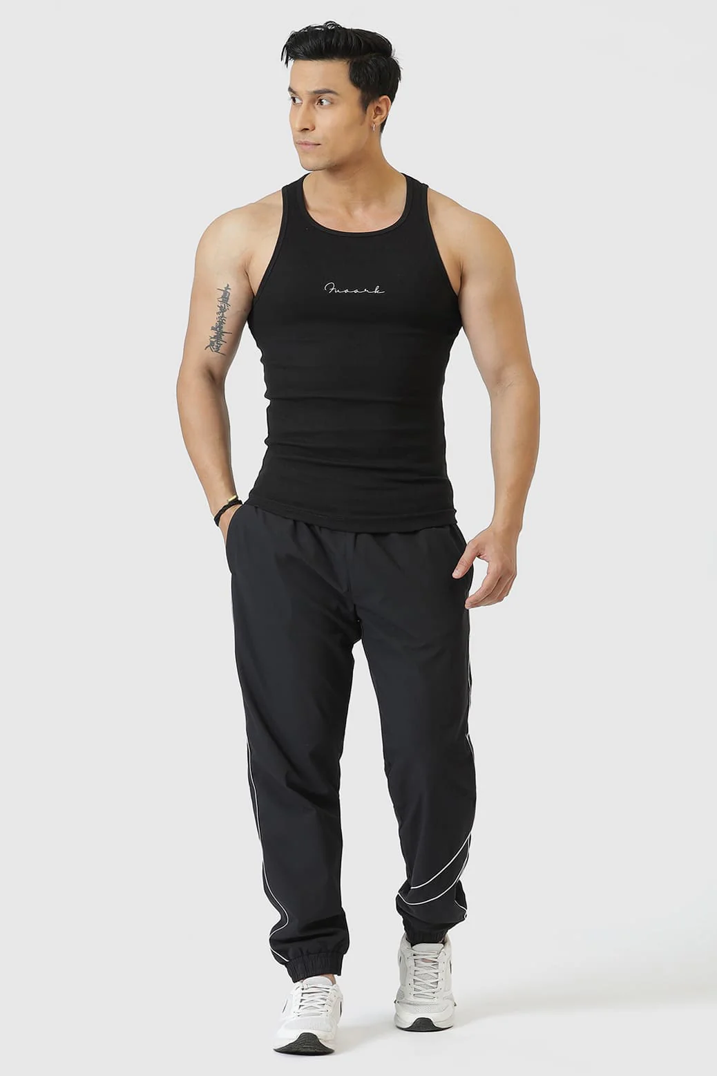 Ribbed Tank Black - Image 3