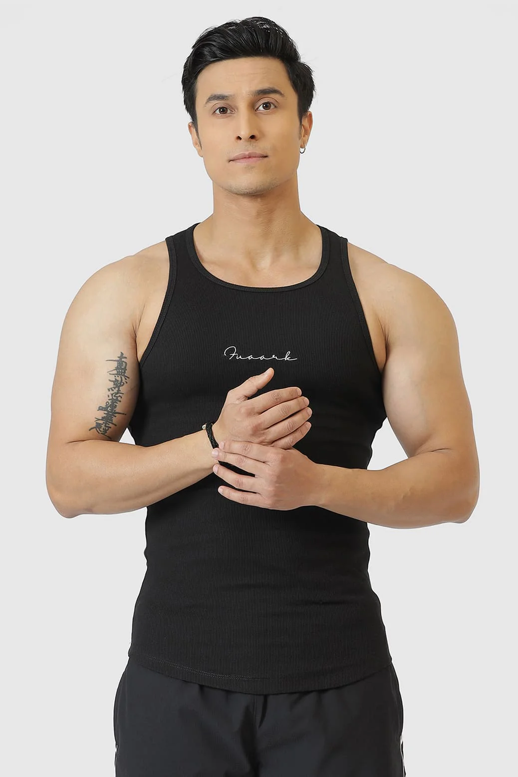 Ribbed Tank Black - Image 7