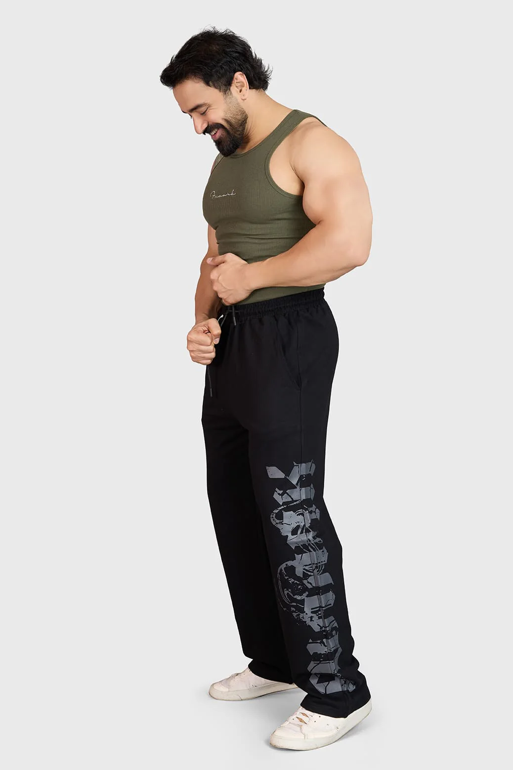 Ribbed Tank Olive - Image 3