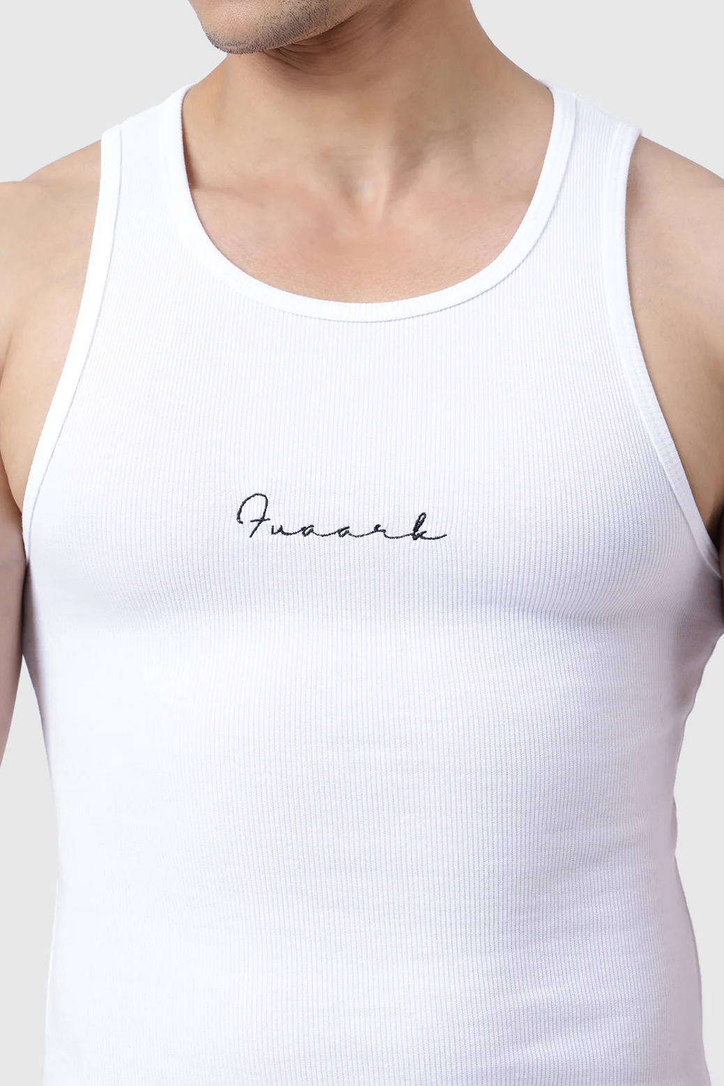 Ribbed Tank White - Image 4
