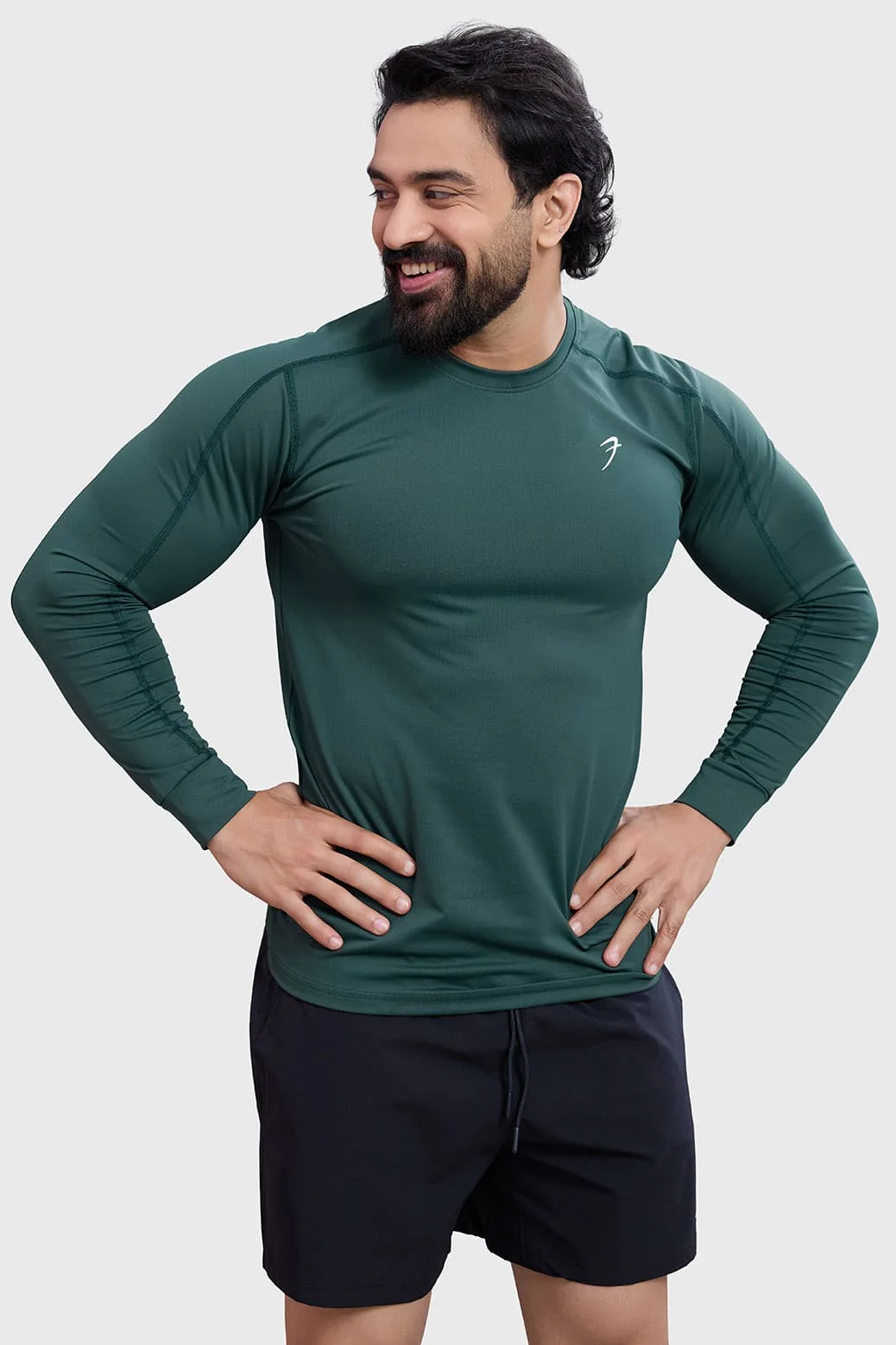 Rush Fullsleeves T-shirt Forest Green - Image 2
