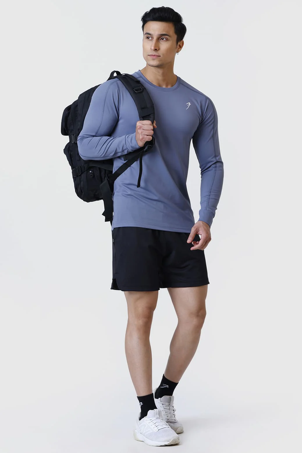 Rush Fullsleeves T-shirt Light Grey - Image 2