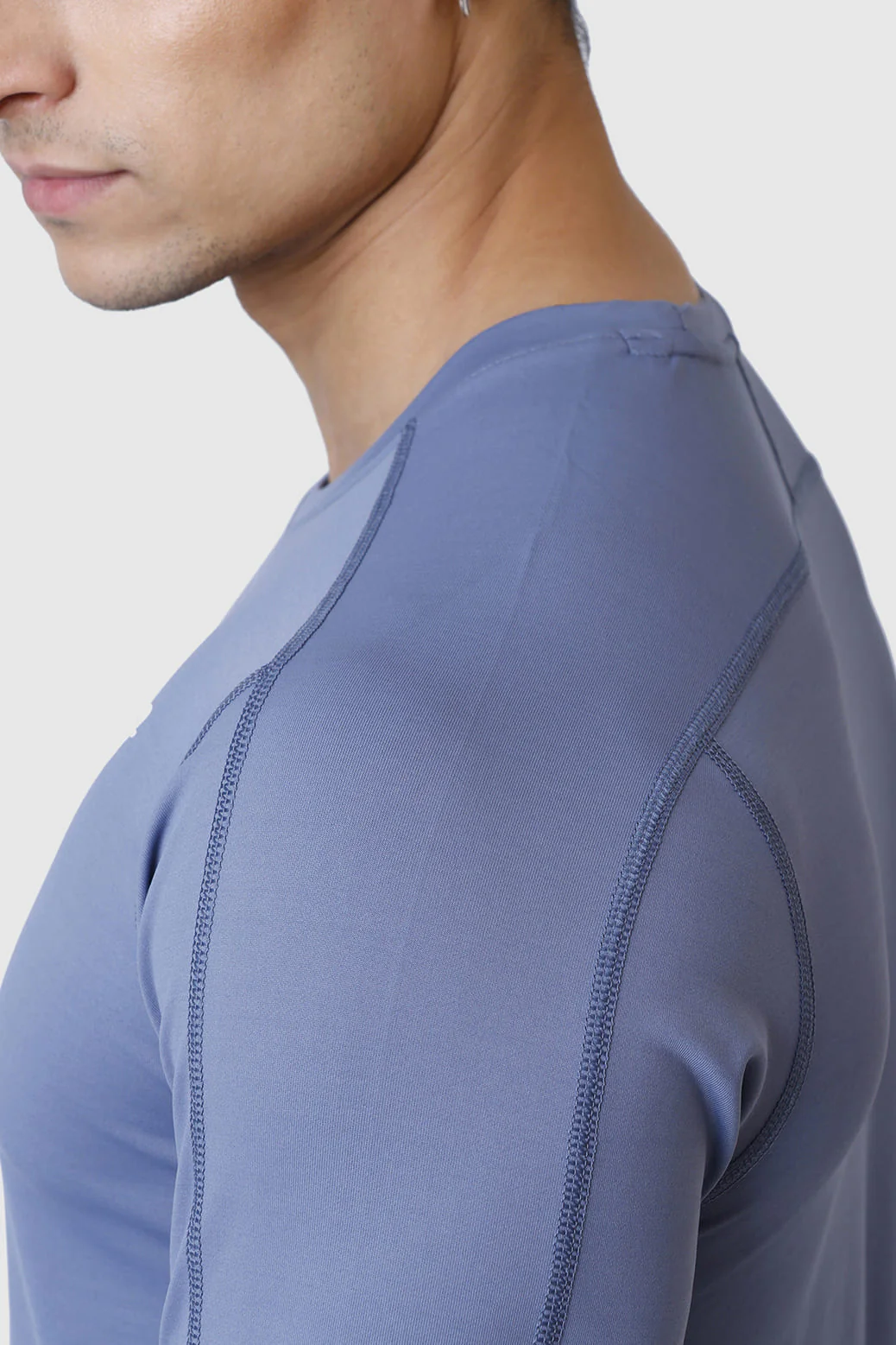 Rush Fullsleeves T-shirt Light Grey - Image 4