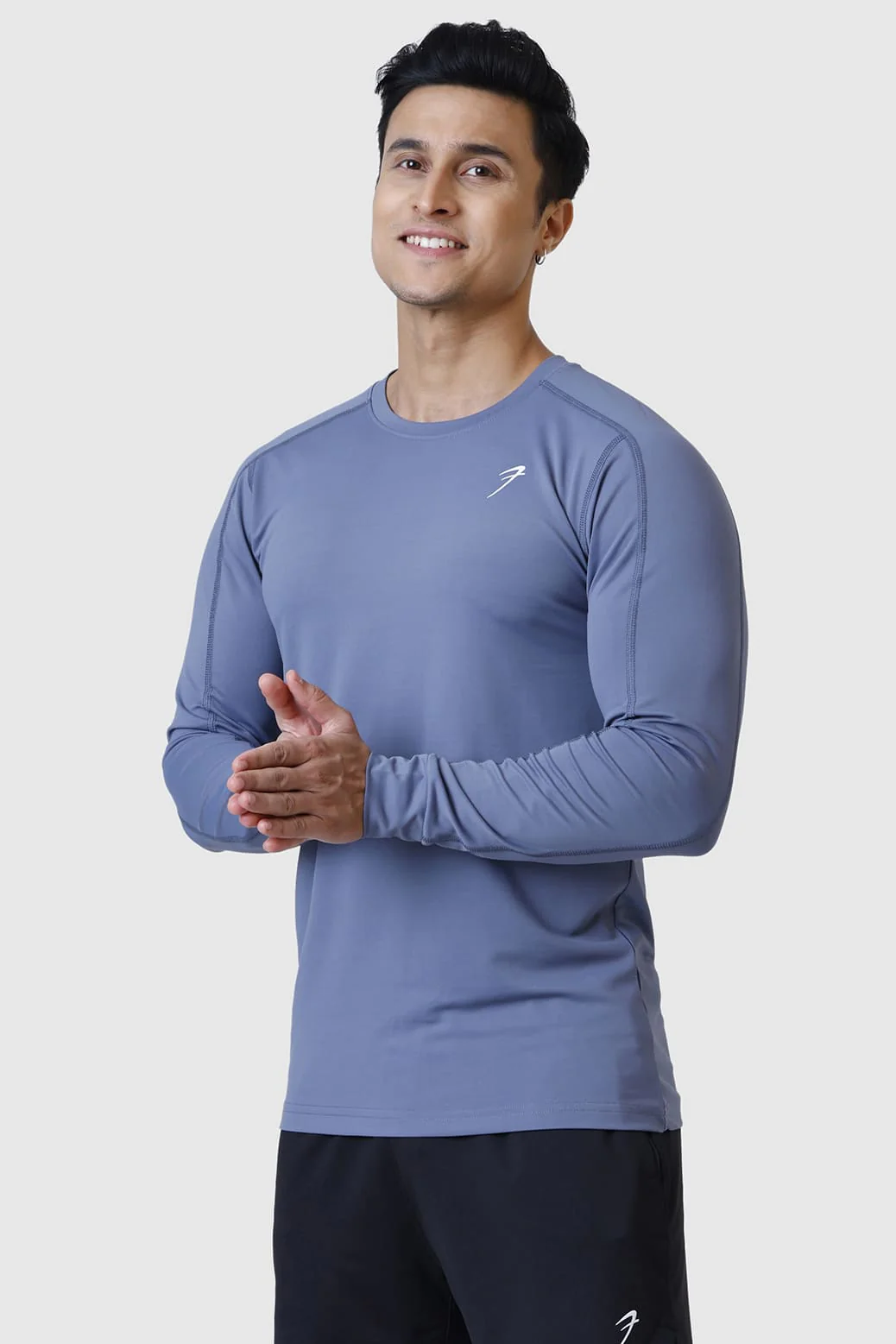 Rush Fullsleeves T-shirt Light Grey - Image 6