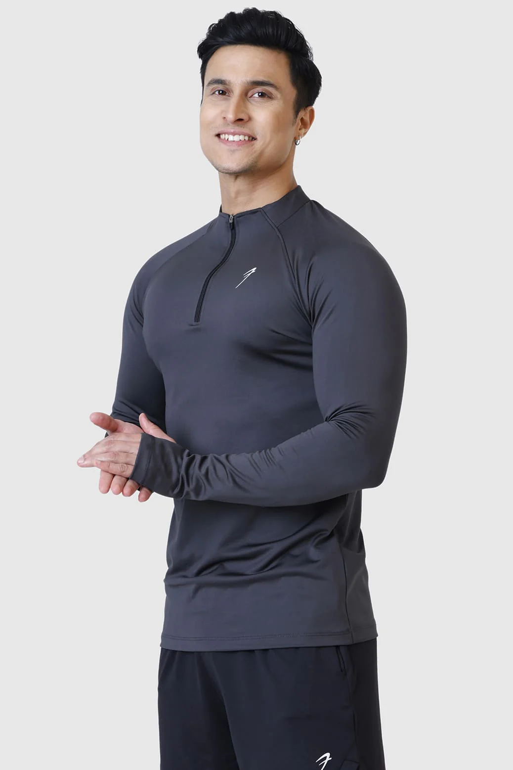 Rush Pullover Dark Grey - Image 6