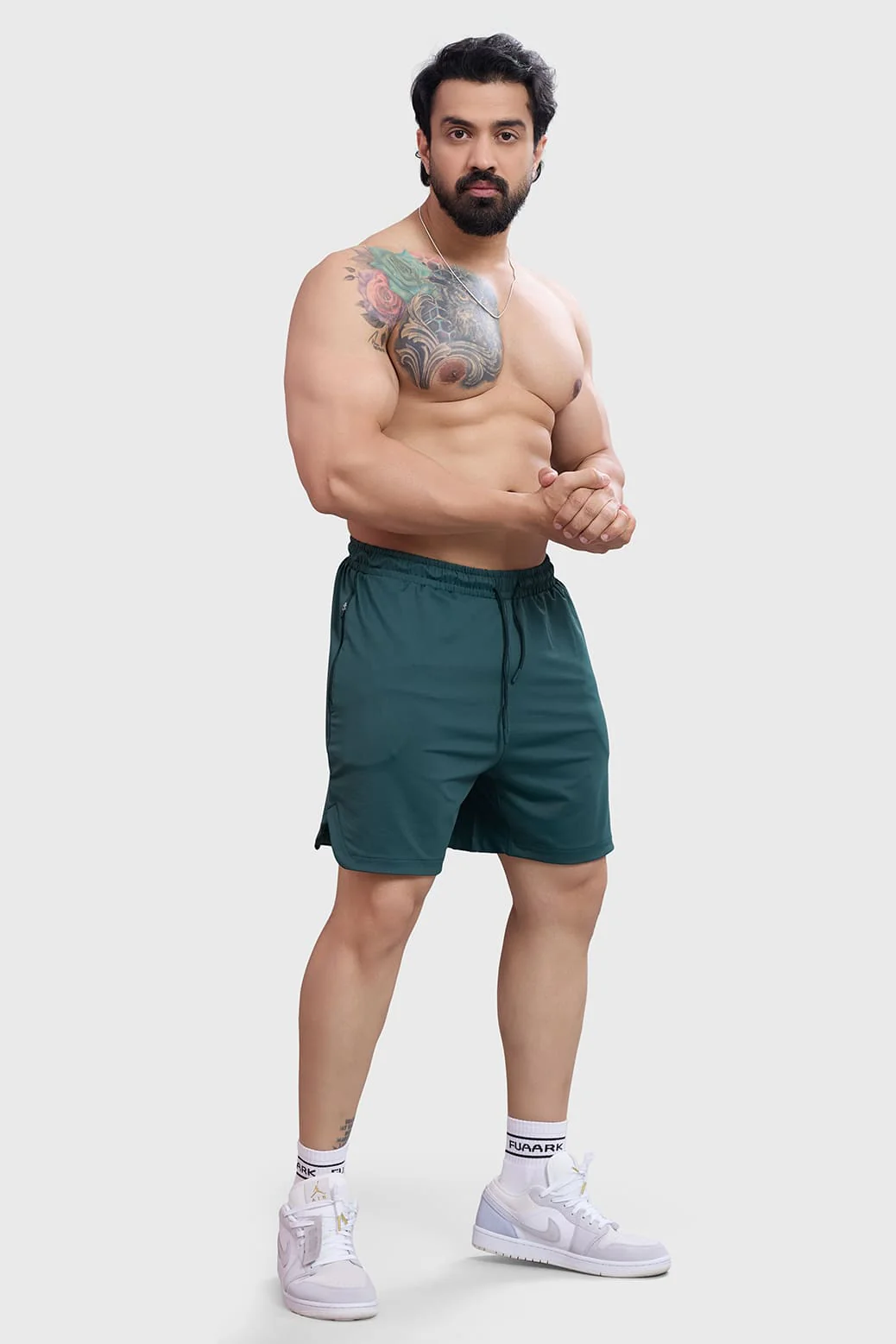 Rush Shorts Forest Green - Image 2