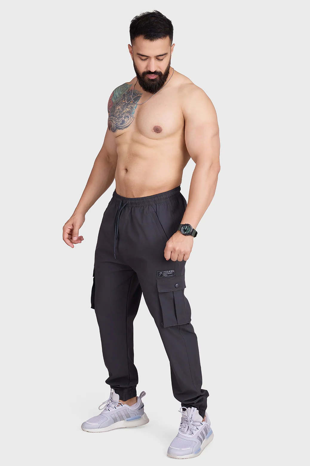 Script Cargo Joggers Dark Grey - Image 8