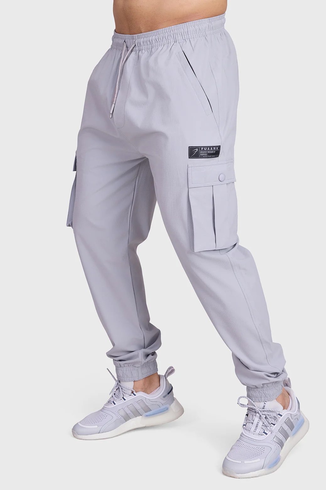 Script Cargo Joggers Light Grey - Image 3